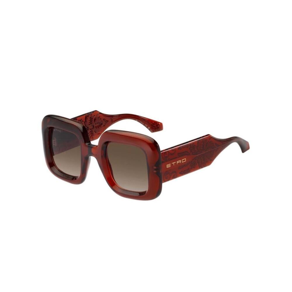 New Etro ETRO0015/S 2LFHA Brick Color Square Sunglasses, Authentic